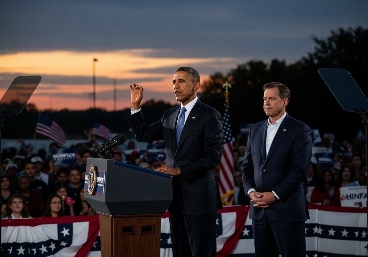 Obama Backs Candidate With Chilling Past Threats