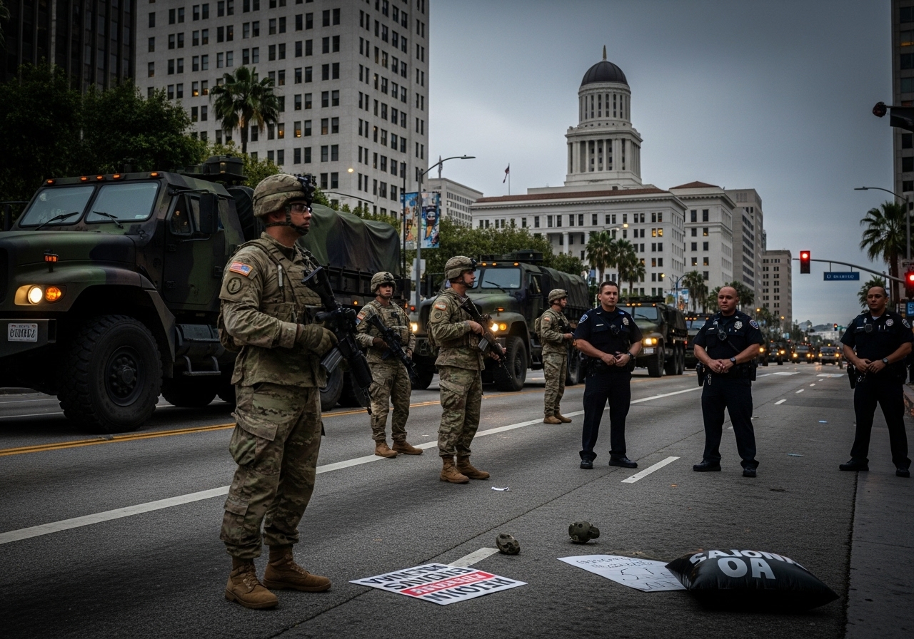 Trump Sends Troops to Tame LA Chaos
