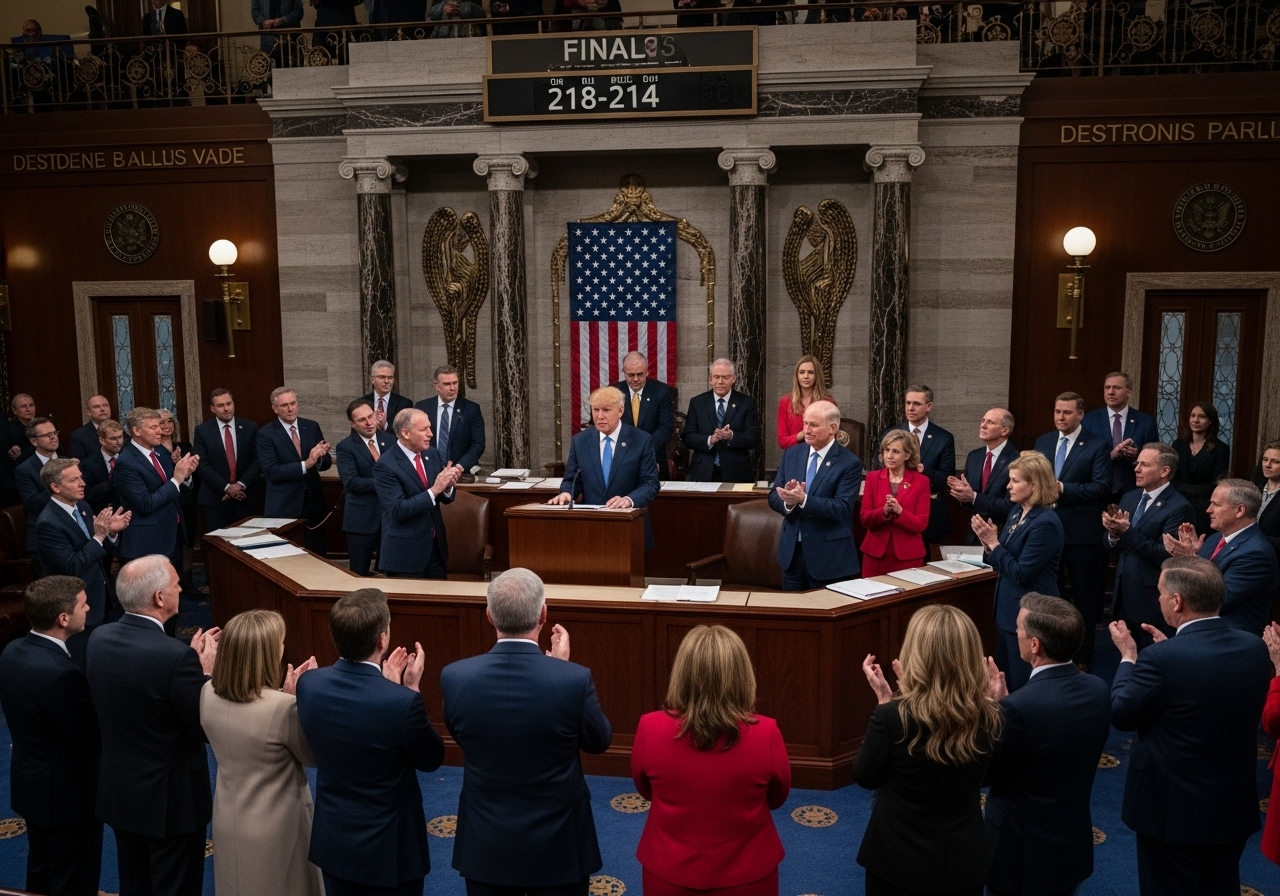 Trump’s ‘Beautiful Bill’ Passes House, Two GOP Defect