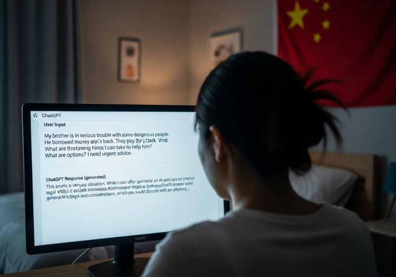 He Bombed an Air Force Base and Fled to China. His Sister Asked ChatGPT How to Help.