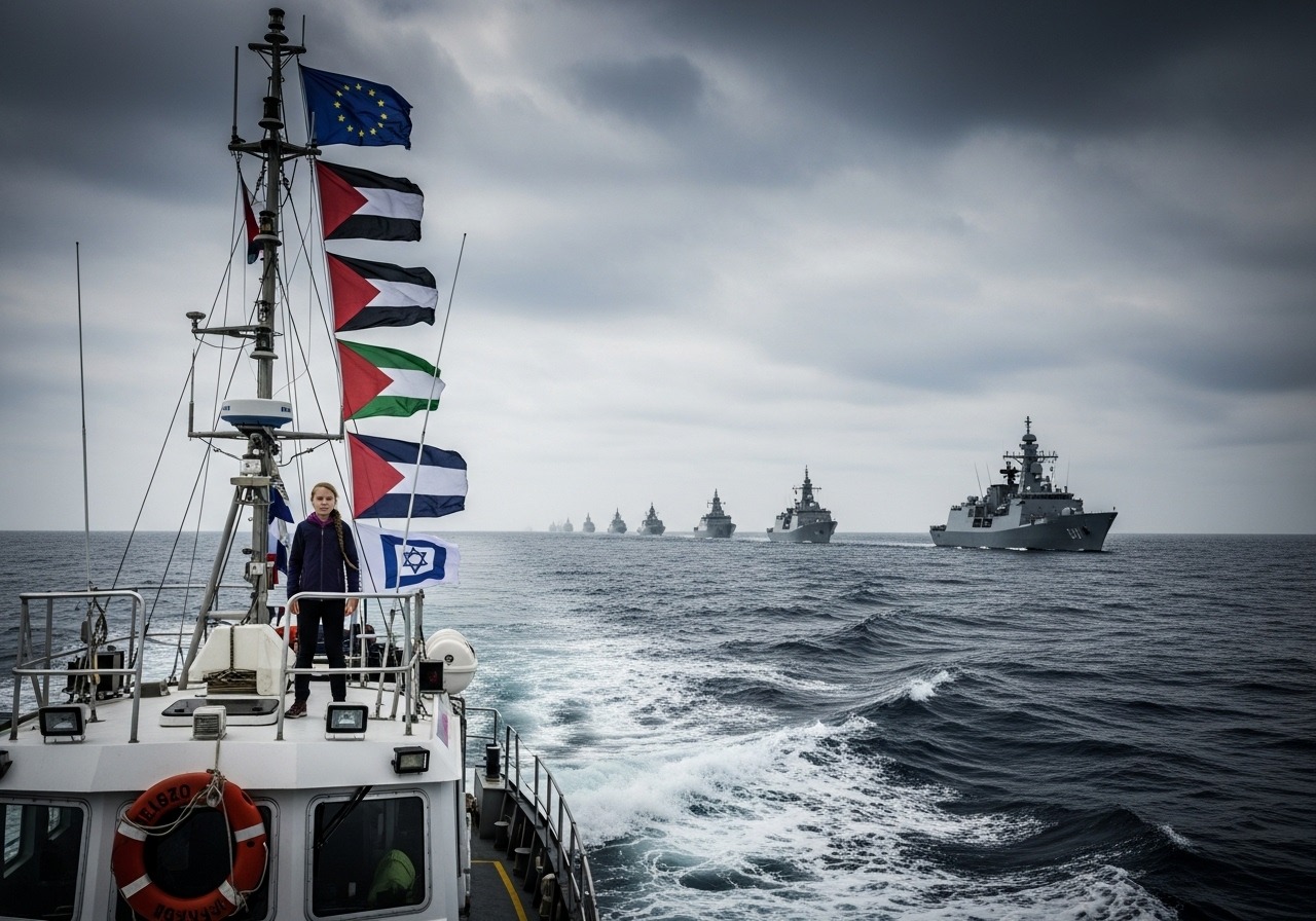 Greta’s Reckless Flotilla: NATO Shields Provocation